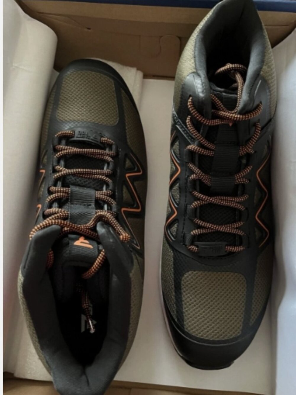 E09102 Men's Rush Mid Composite Toe Sage Mesh Lightweight Work Shoe